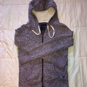 American Eagle Purple & White Jacket